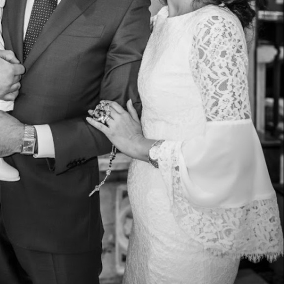 White Lace Dress - Picture 5 of 5